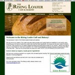 Web Design - The Rising Loafer Cafe and Bakery